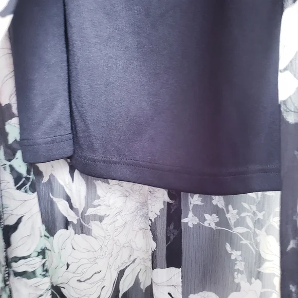 Band of Gypsies Blue Floral Dress - Picture 10 of 15